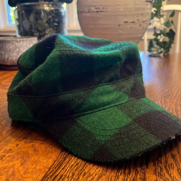 Decky Hat Company Accessories - Decky Hat Co. Women’s Plaid Cap Hat Flannel Newsboy GI Cadet Army Trucker
